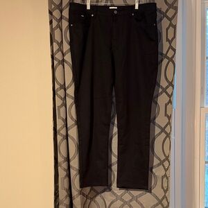 DKNY Stanton Slim Fit Pants Black W34 L29 Stretch Excellent Condition